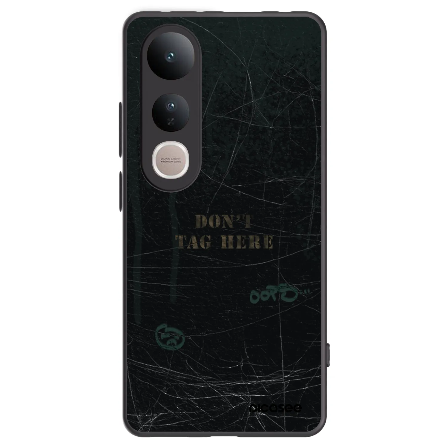 Picasee fekete szilikon tok az alábbi mobiltelefonokra Vivo V50 Lite 5G - DON´T TAG
