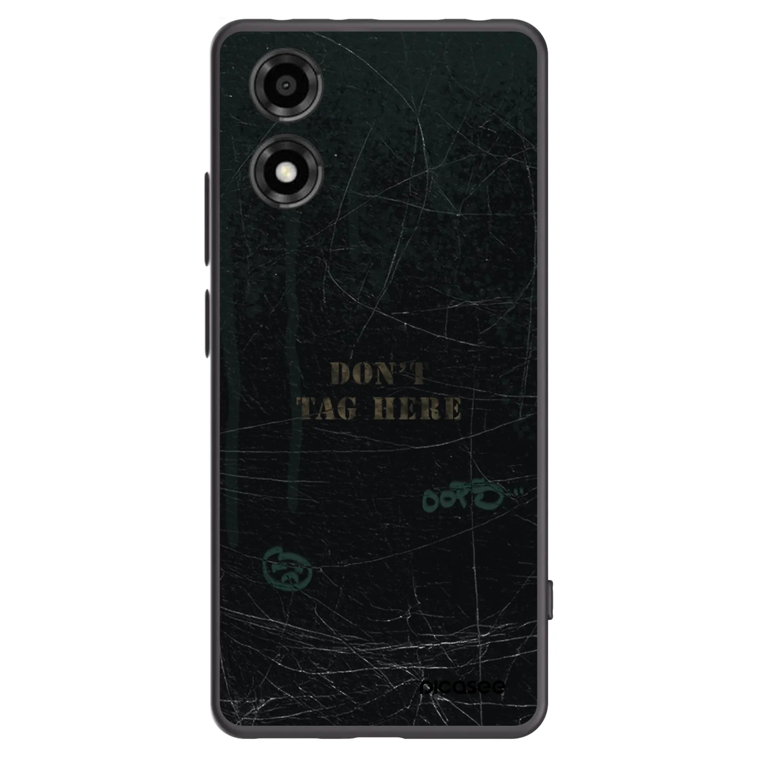 Picasee fekete szilikon tok az alábbi mobiltelefonokra Motorola Moto E14 - DON´T TAG