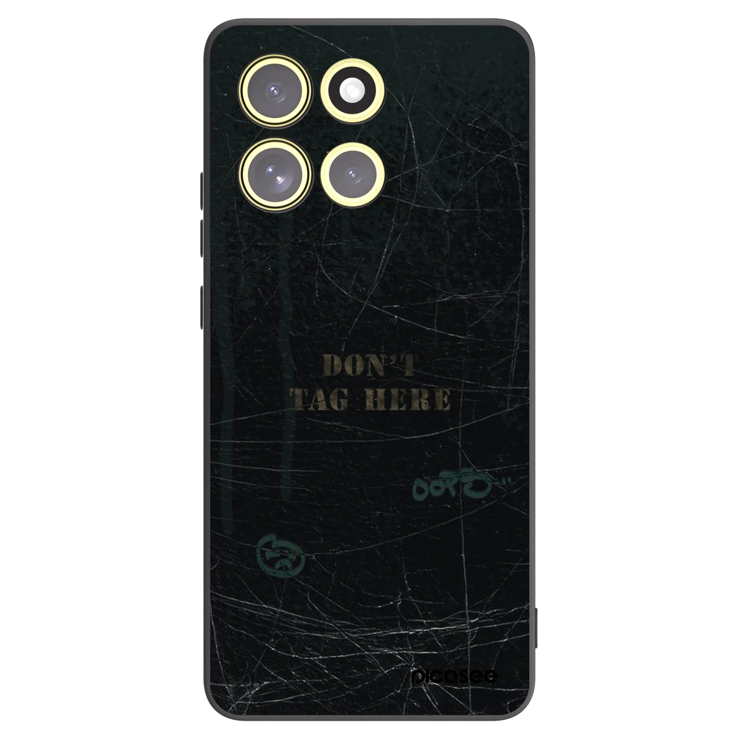 Picasee fekete szilikon tok az alábbi mobiltelefonokra Motorola Moto G86 5G - DON´T TAG