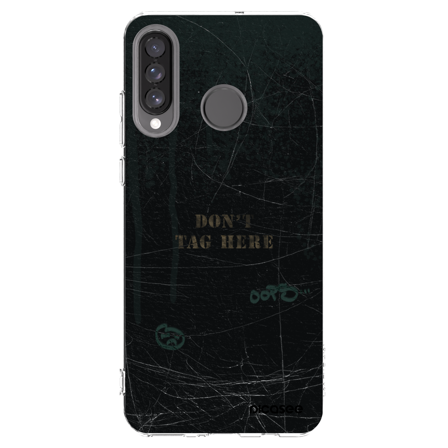 Picasee átlátszó szilikon tok az alábbi mobiltelefonokra Huawei P30 Lite - DON´T TAG