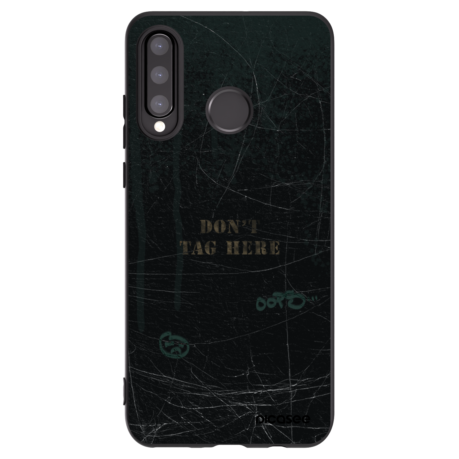 Picasee fekete szilikon tok az alábbi mobiltelefonokra Huawei P30 Lite - DON´T TAG