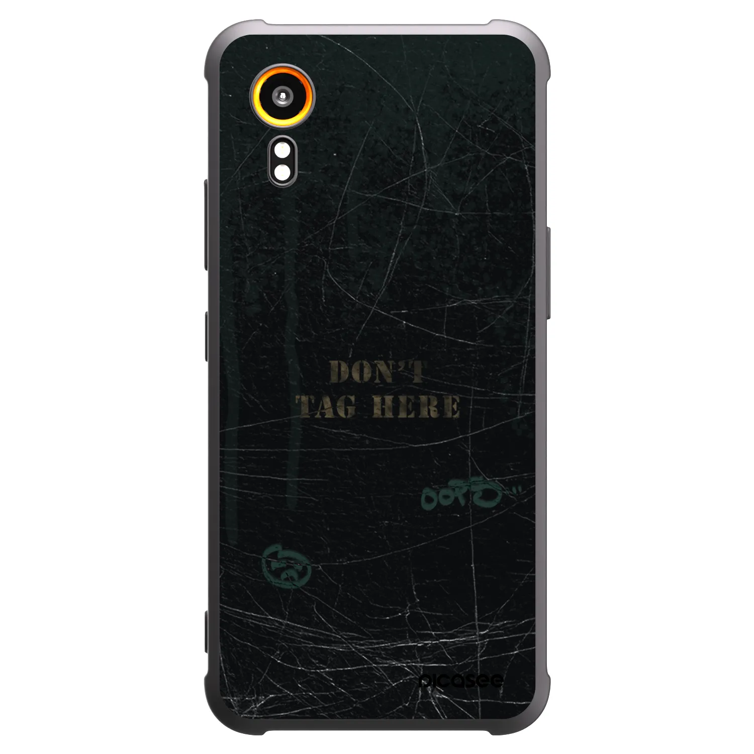 Picasee fekete szilikon tok az alábbi mobiltelefonokra Samsung Galaxy Xcover 7 - DON´T TAG
