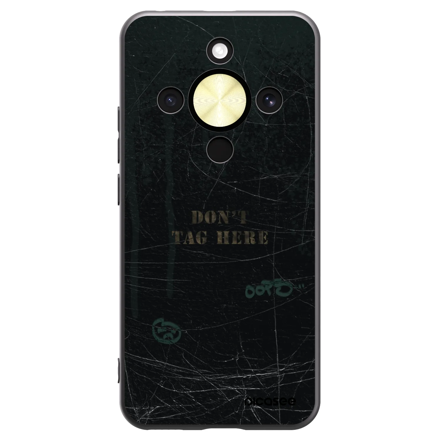 Picasee fekete szilikon tok az alábbi mobiltelefonokra Honor Magic8 Lite 5G - DON´T TAG