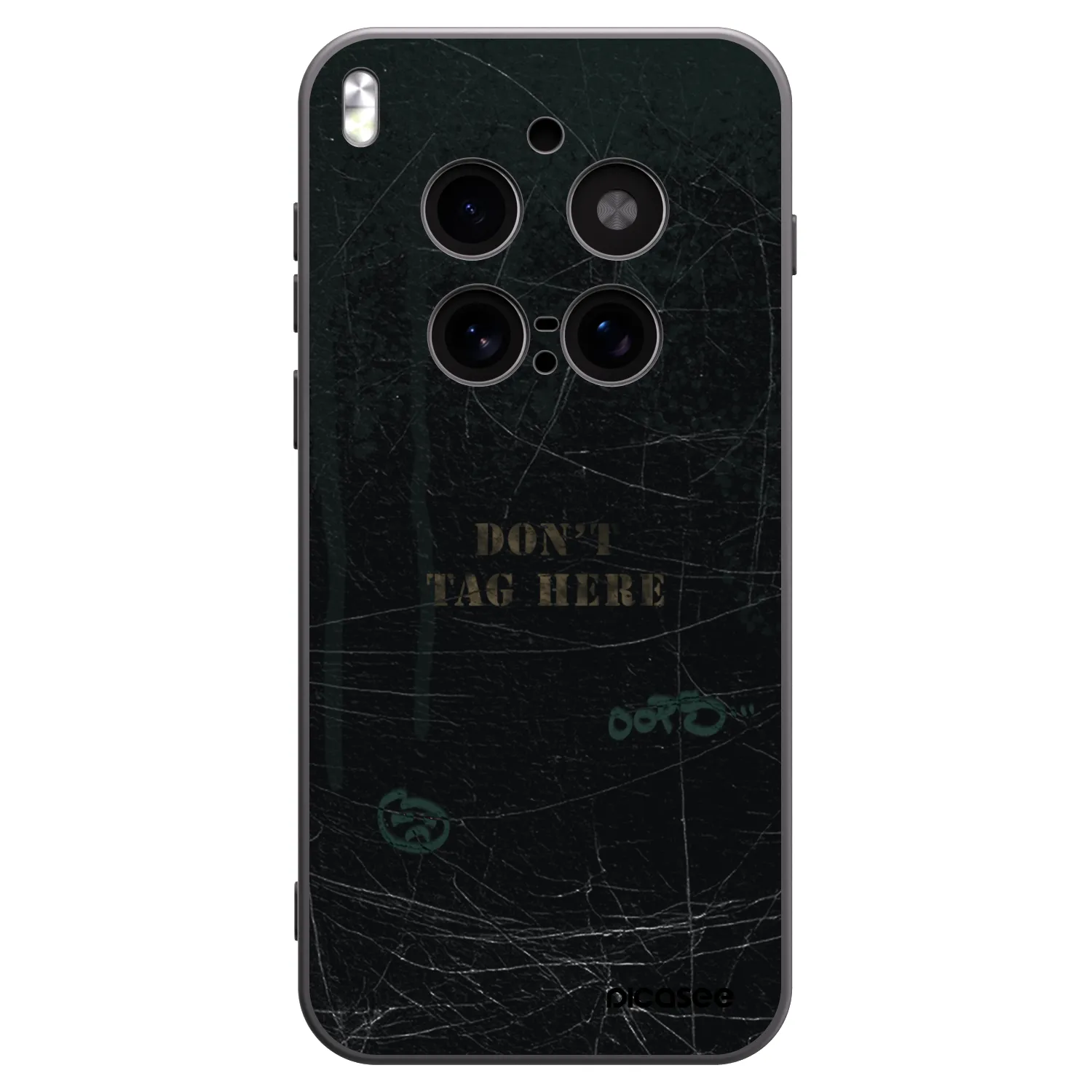 Picasee fekete szilikon tok az alábbi mobiltelefonokra Vivo X300 Pro - DON´T TAG