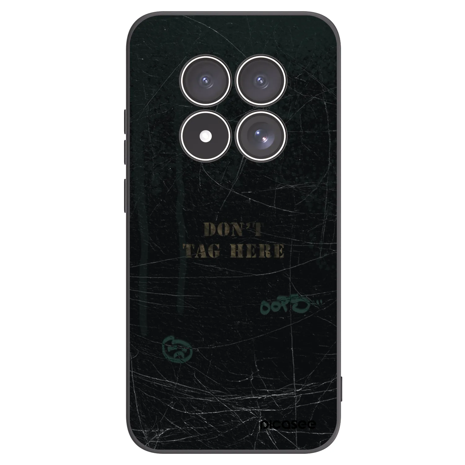 Picasee fekete szilikon tok az alábbi mobiltelefonokra Xiaomi Redmi Note 15 Pro 5G - DON´T TAG