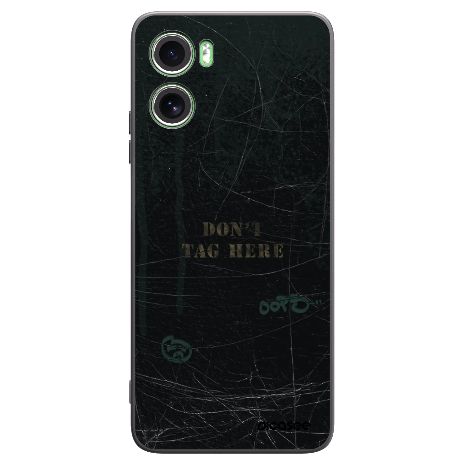 Picasee fekete szilikon tok az alábbi mobiltelefonokra Motorola Moto G06 - DON´T TAG