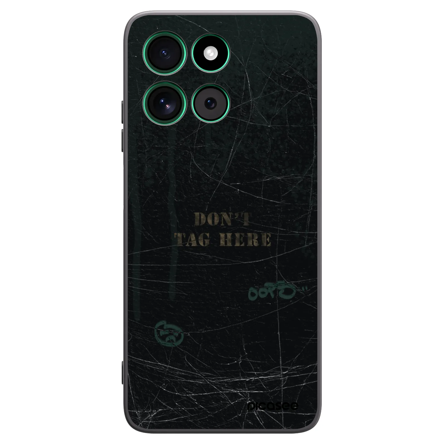 Picasee fekete szilikon tok az alábbi mobiltelefonokra Motorola Moto G57 Power - DON´T TAG