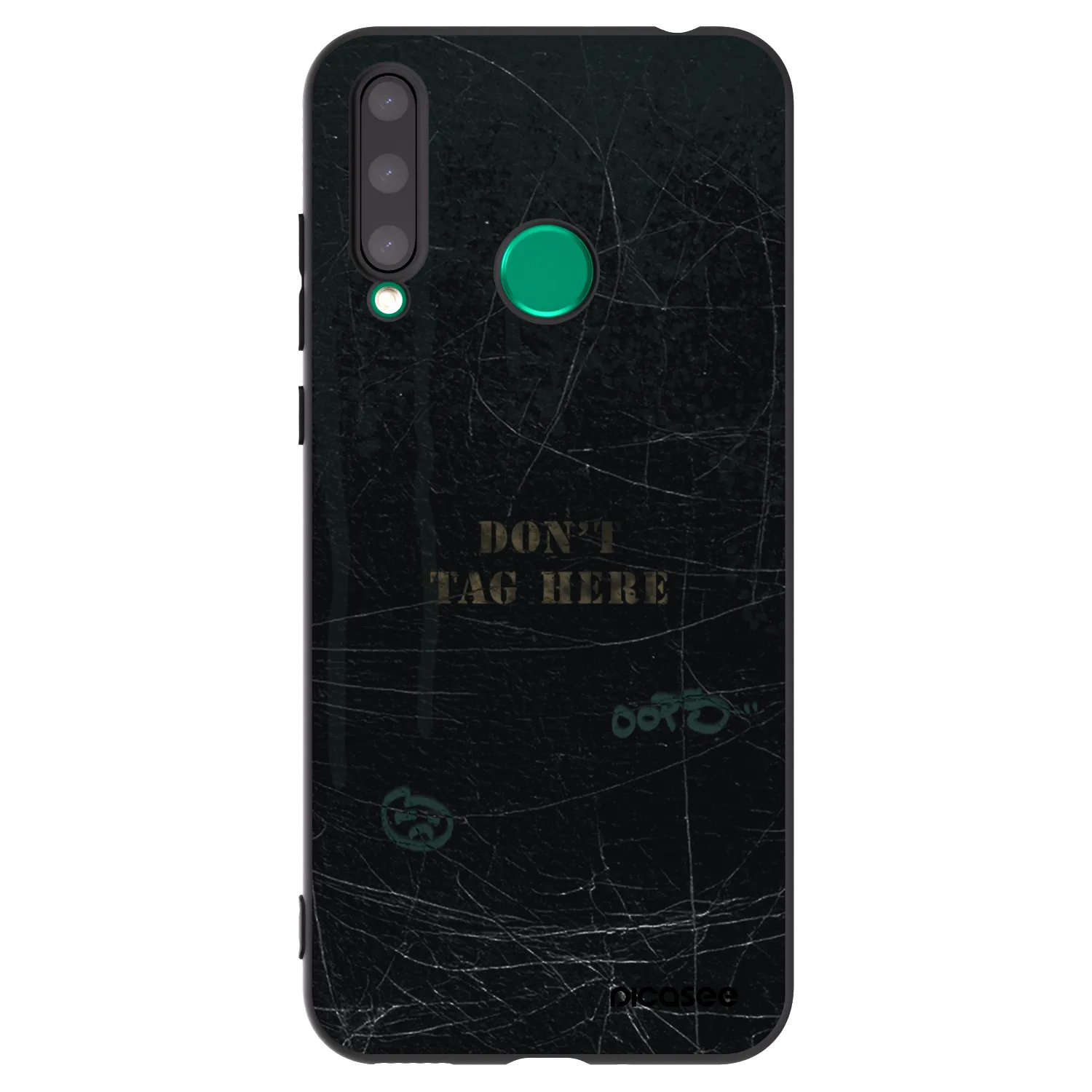 Picasee fekete szilikon tok az alábbi mobiltelefonokra Honor 20 Lite - DON´T TAG