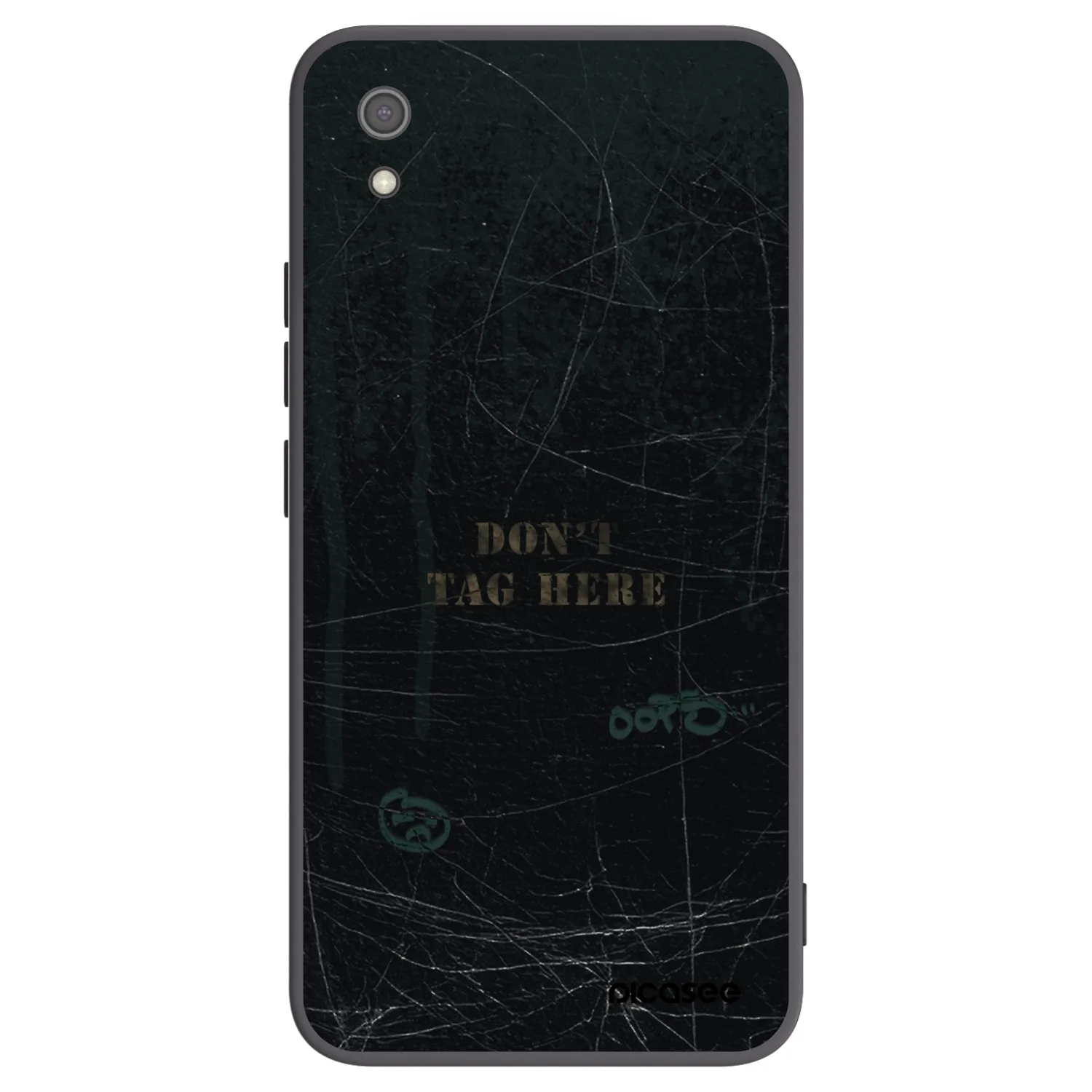 Picasee fekete szilikon tok az alábbi mobiltelefonokra Xiaomi Redmi 7A - DON´T TAG