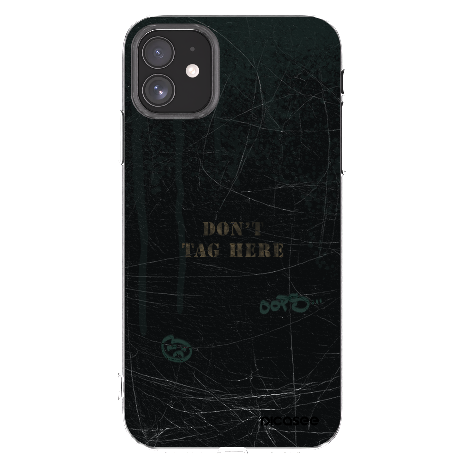 Picasee átlátszó szilikon tok az alábbi mobiltelefonokra Apple iPhone 11 - DON´T TAG