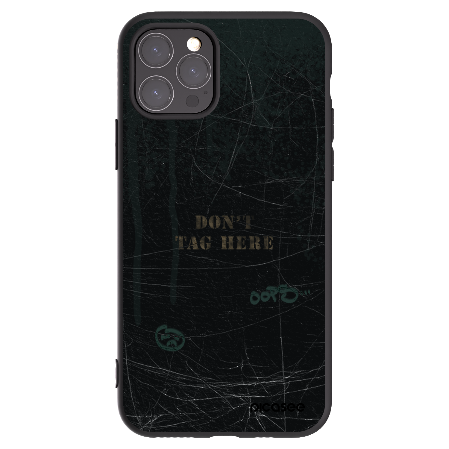 Picasee fekete szilikon tok az alábbi mobiltelefonokra Apple iPhone 11 Pro - DON´T TAG