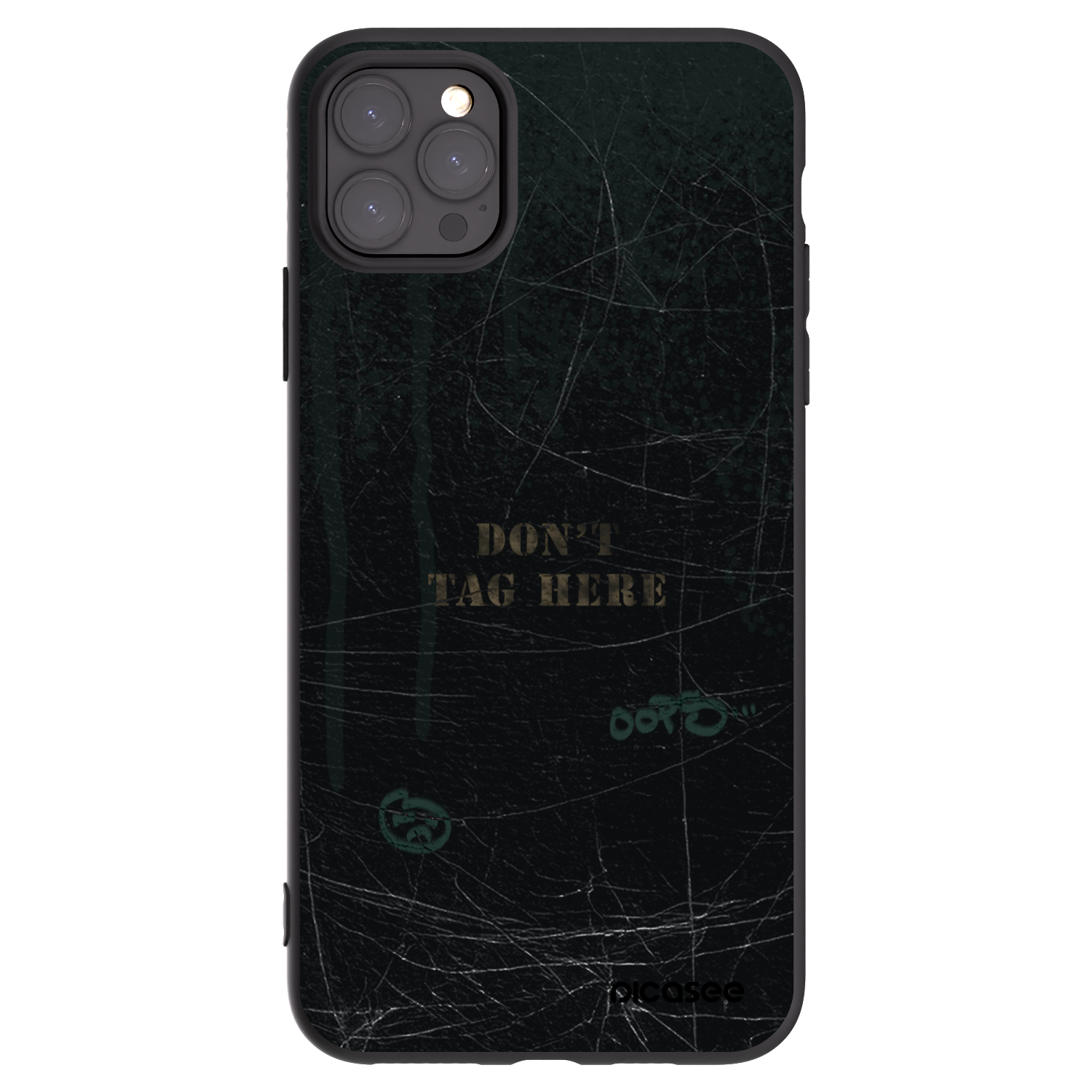Picasee fekete szilikon tok az alábbi mobiltelefonokra Apple iPhone 11 Pro Max - DON´T TAG