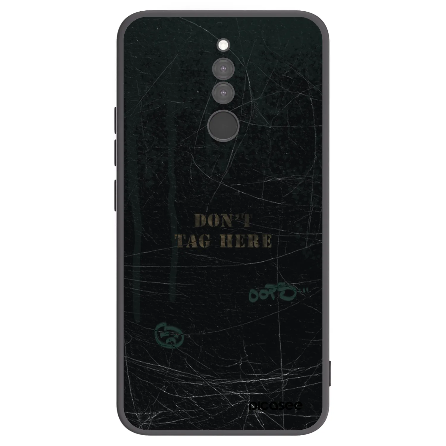 Picasee fekete szilikon tok az alábbi mobiltelefonokra Xiaomi Redmi 8 - DON´T TAG