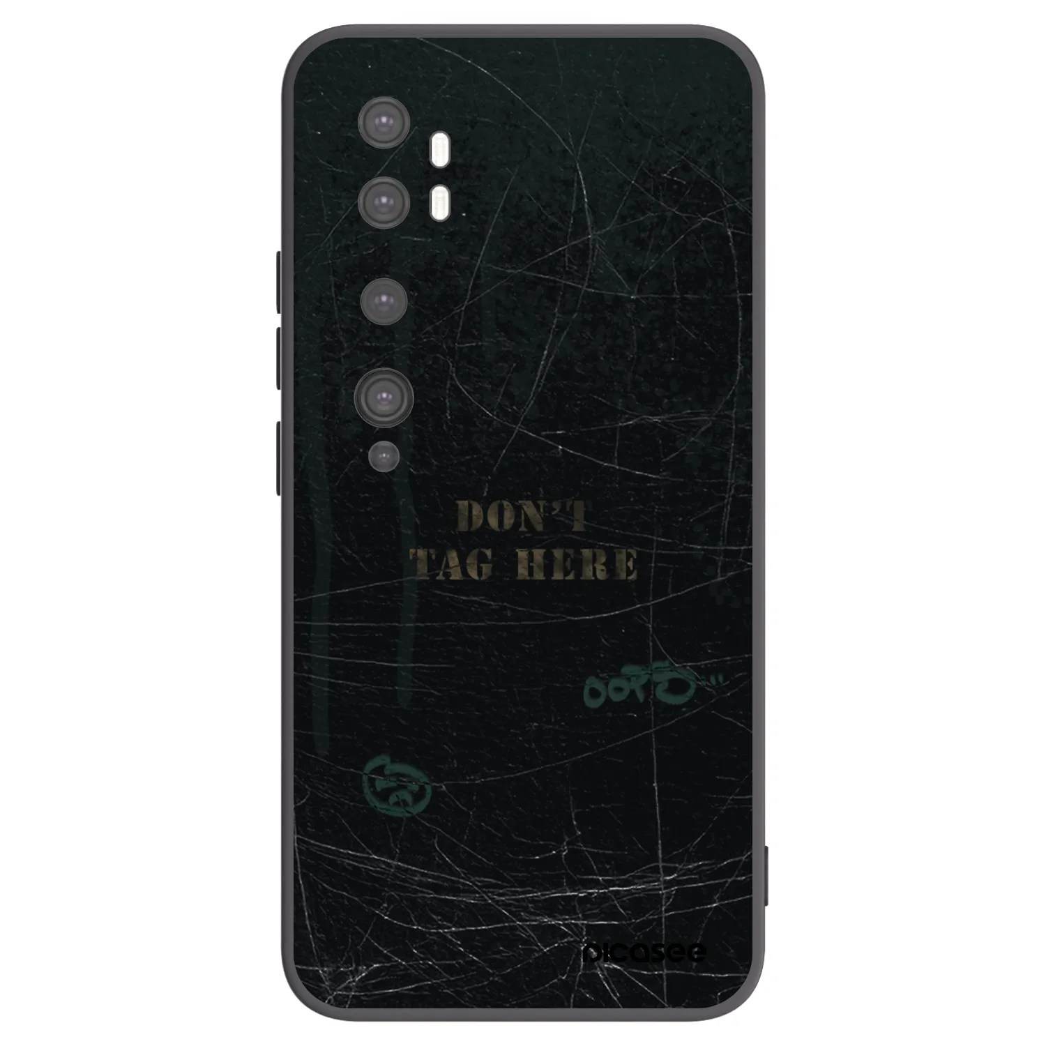 Picasee fekete szilikon tok az alábbi mobiltelefonokra Xiaomi Mi Note 10 (Pro) - DON´T TAG
