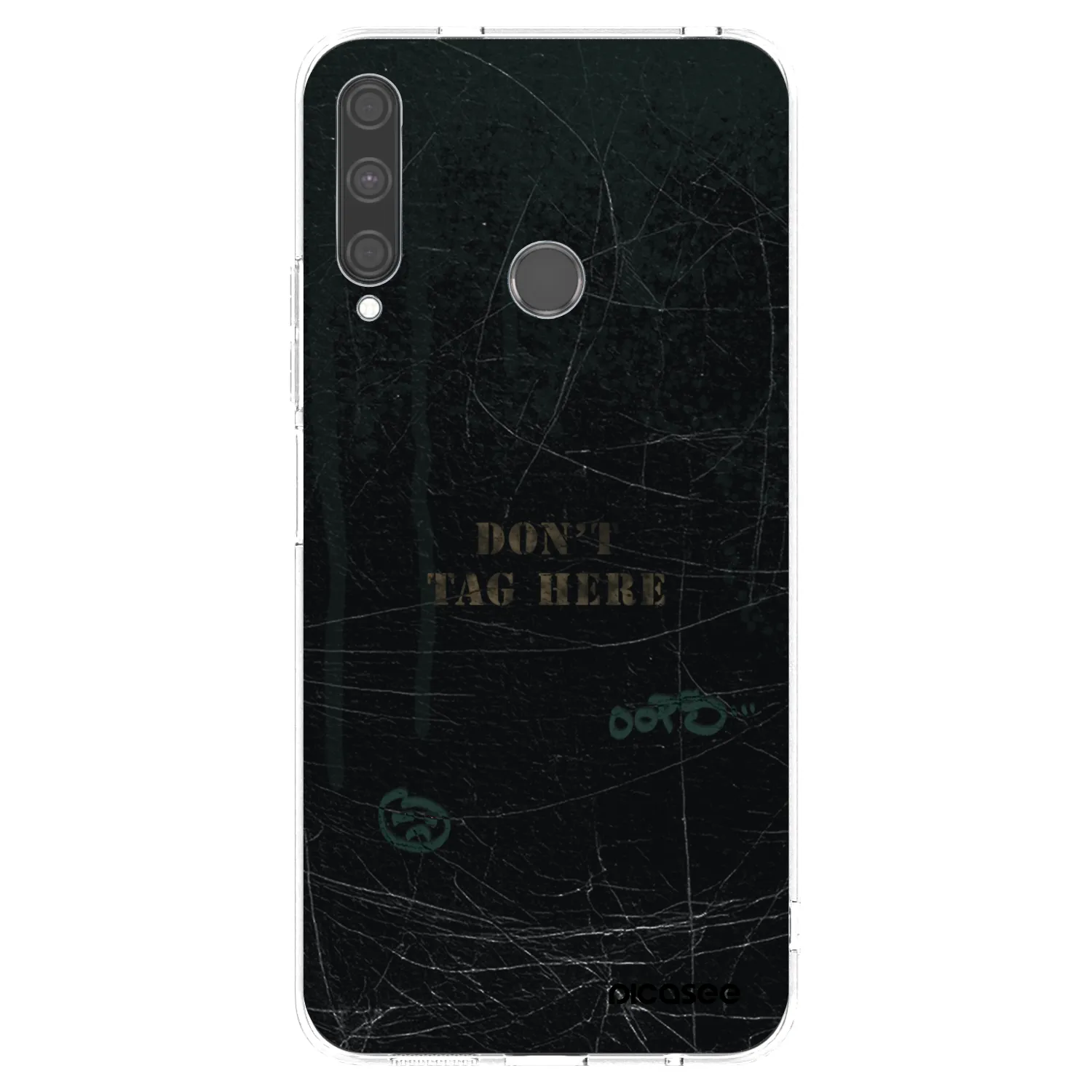 Picasee átlátszó szilikon tok az alábbi mobiltelefonokra Huawei P40 Lite E - DON´T TAG