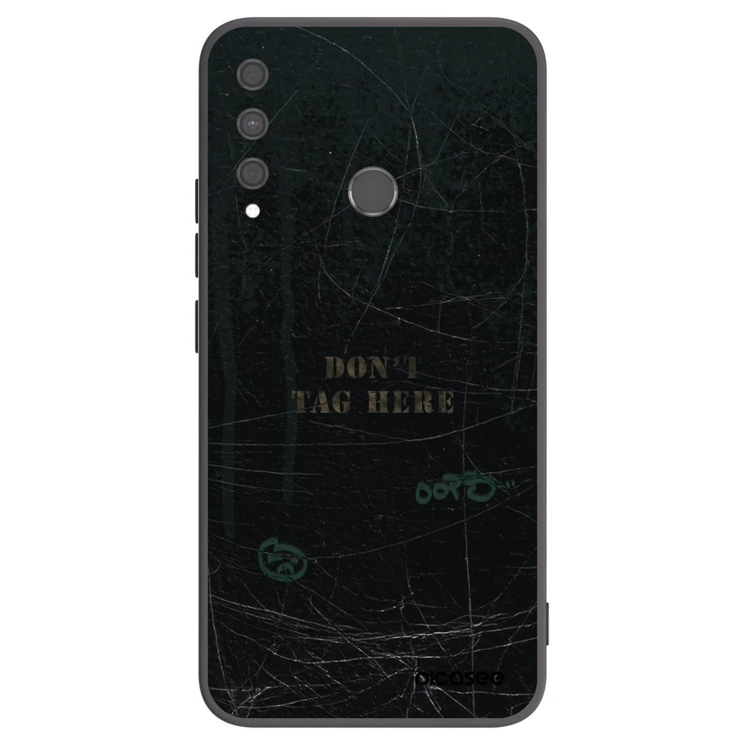 Picasee fekete szilikon tok az alábbi mobiltelefonokra Huawei P40 Lite E - DON´T TAG
