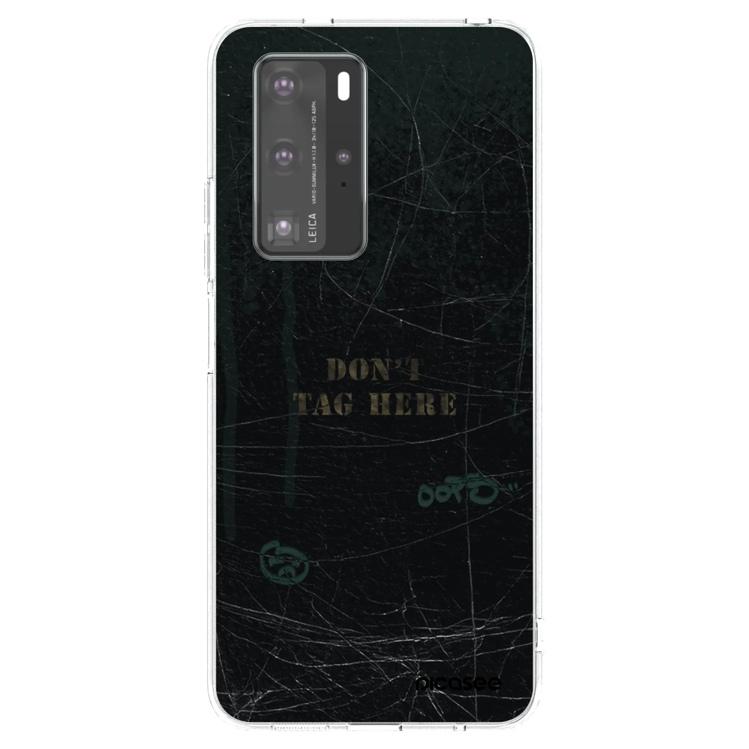 Picasee átlátszó szilikon tok az alábbi mobiltelefonokra Huawei P40 Pro - DON´T TAG