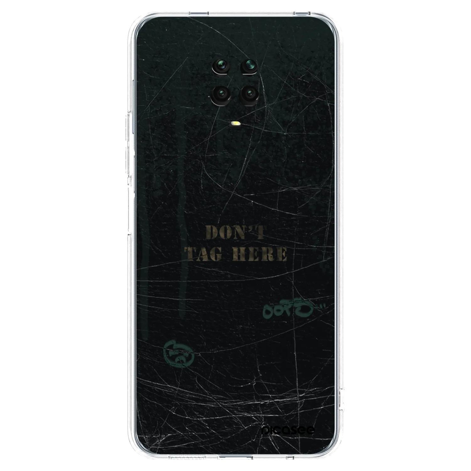 Picasee átlátszó szilikon tok az alábbi mobiltelefonokra Xiaomi Redmi Note 9 Pro - DON´T TAG