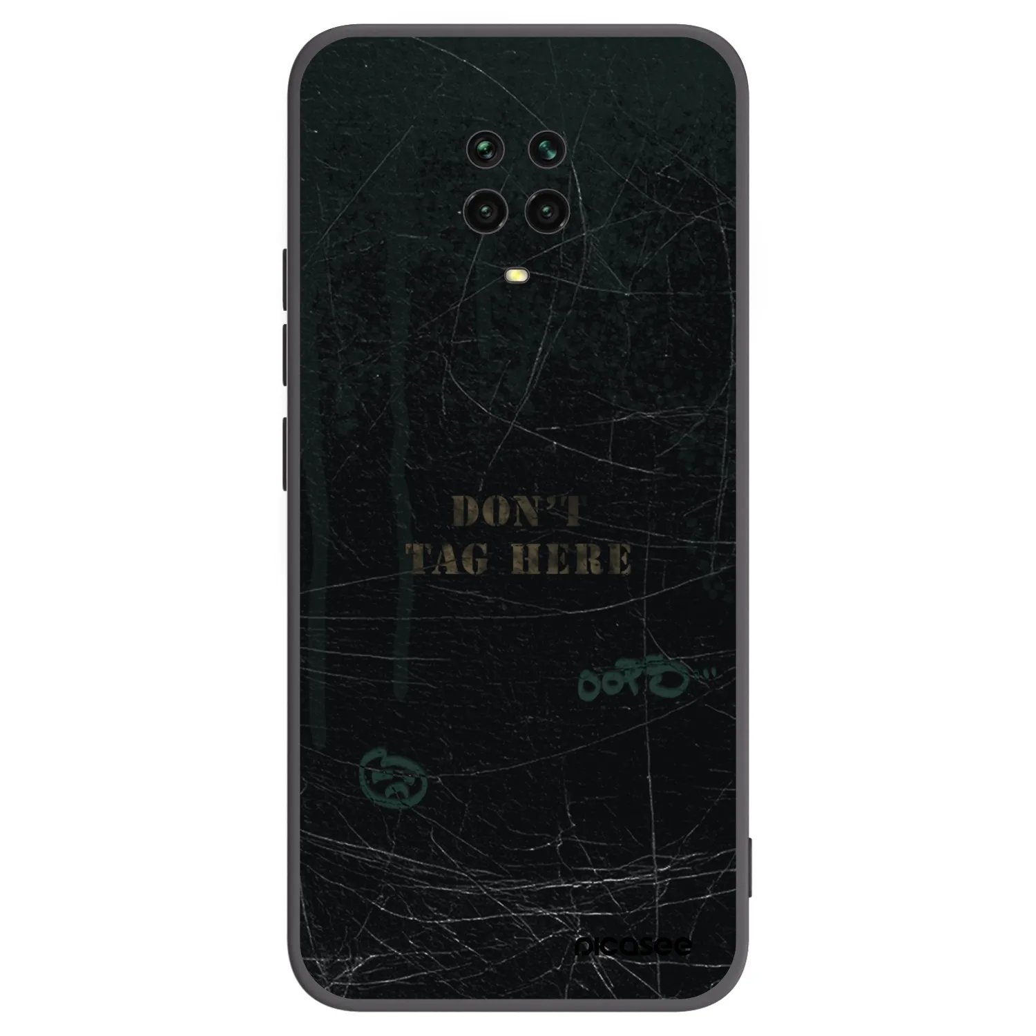 Picasee fekete szilikon tok az alábbi mobiltelefonokra Xiaomi Redmi Note 9S - DON´T TAG