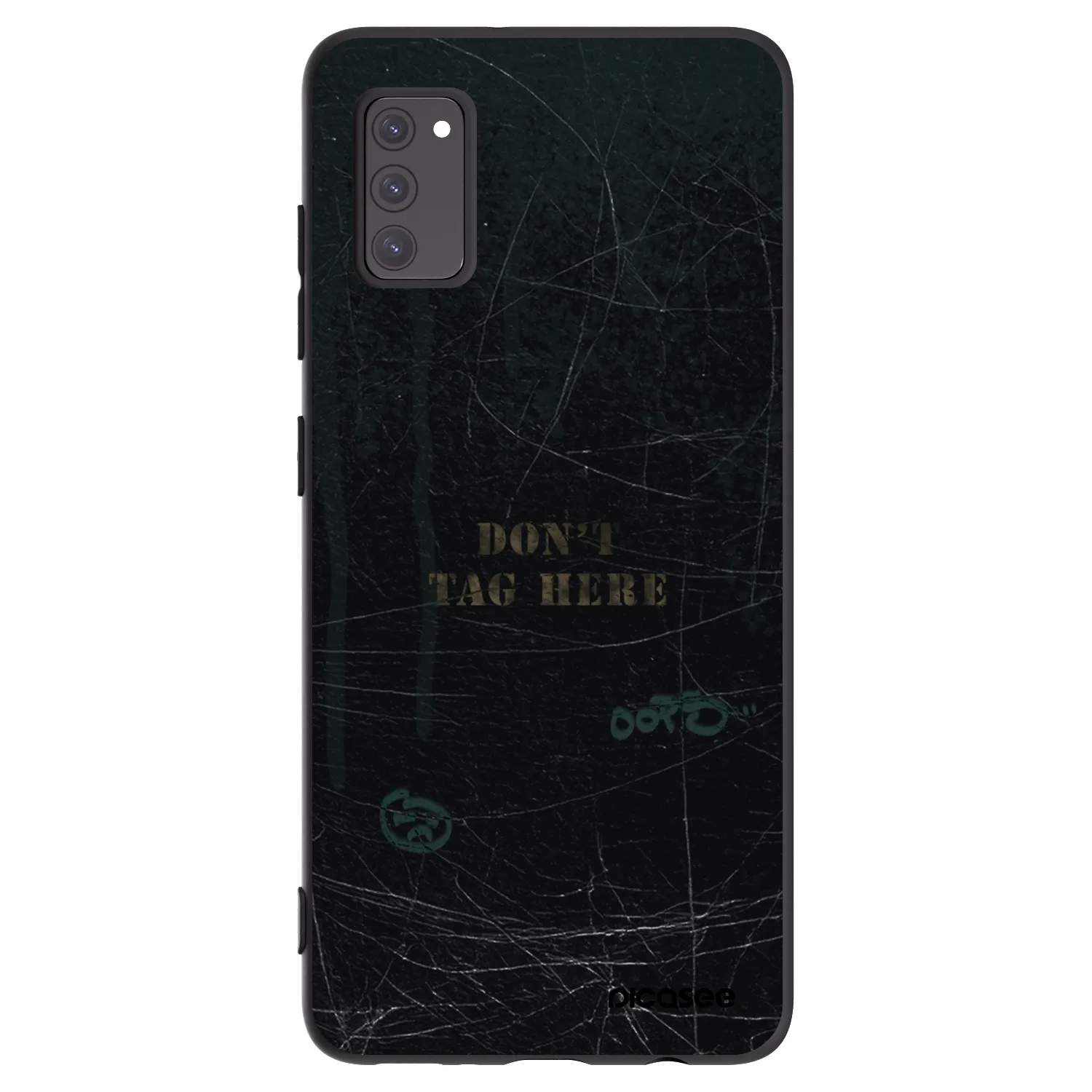 Picasee fekete szilikon tok az alábbi mobiltelefonokra Samsung Galaxy A41 A415F - DON´T TAG
