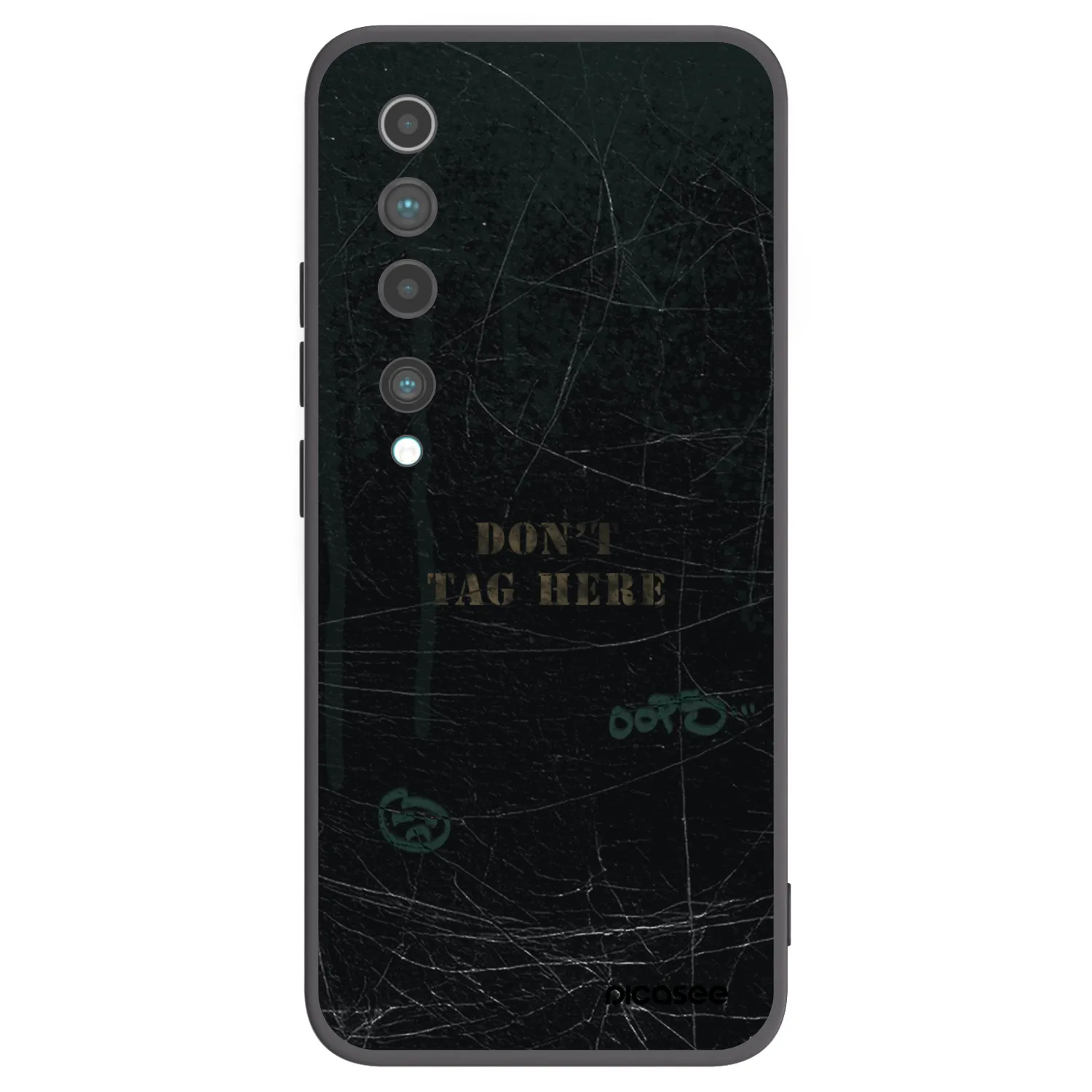 Picasee fekete szilikon tok az alábbi mobiltelefonokra Xiaomi Mi 10 - DON´T TAG