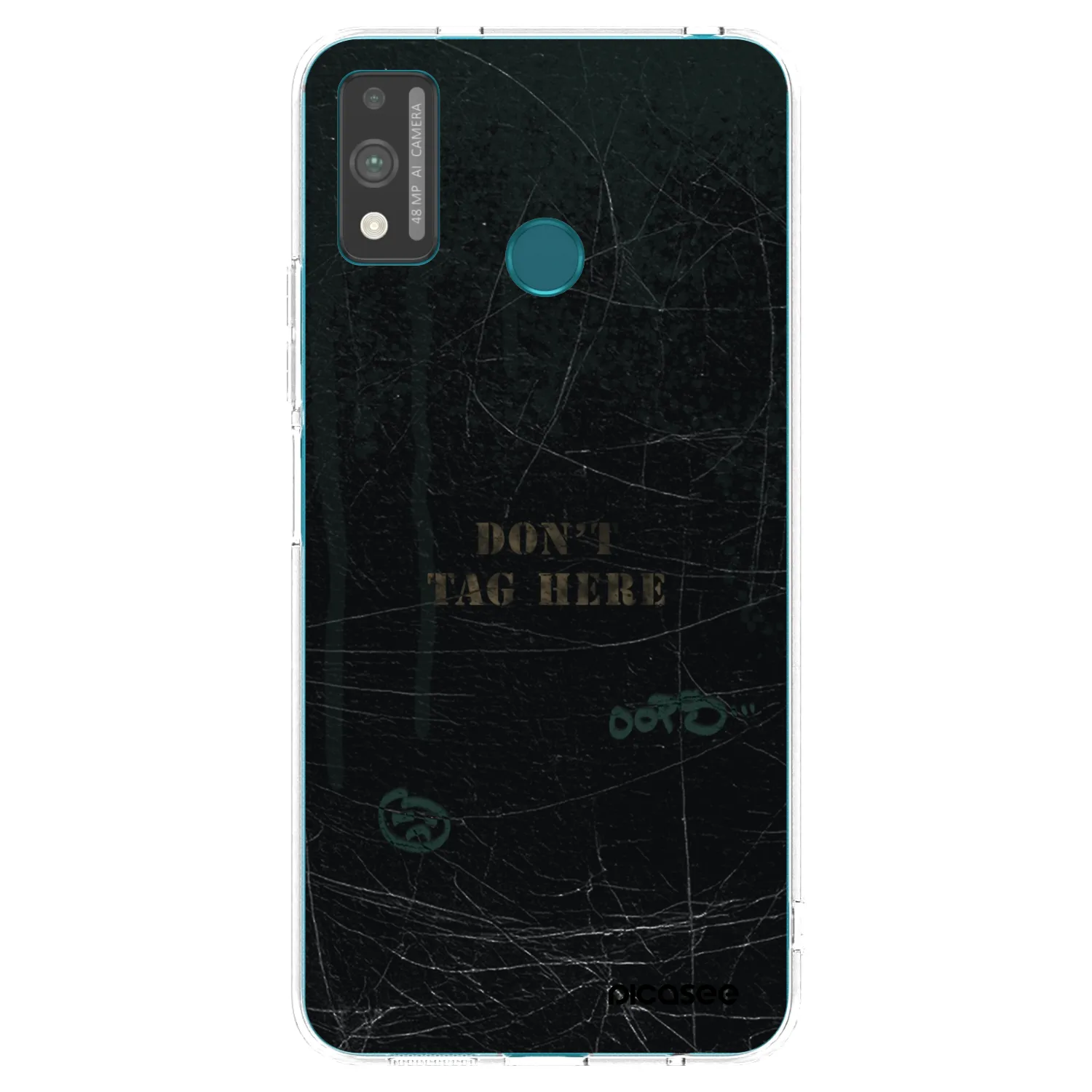 Picasee átlátszó szilikon tok az alábbi mobiltelefonokra Honor 9X Lite - DON´T TAG