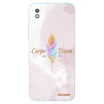 Picasee fekete szilikon tok az alábbi mobiltelefonokra Xiaomi Redmi 9A - Carpe Diem