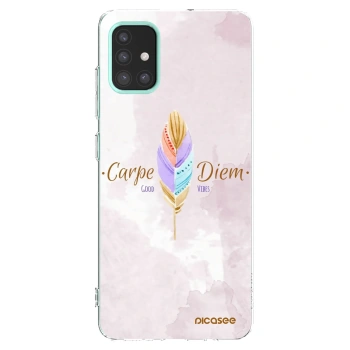 Picasee átlátszó szilikon tok az alábbi mobiltelefonokra Samsung Galaxy M31s - Carpe Diem