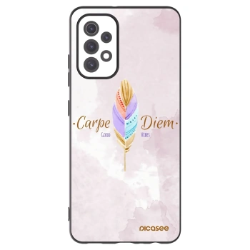 Picasee fekete szilikon tok az alábbi mobiltelefonokra Samsung Galaxy A32 5G A326B - Carpe Diem