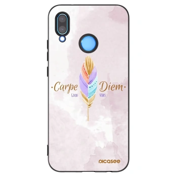 Picasee fekete szilikon tok az alábbi mobiltelefonokra Huawei P20 Lite - Carpe Diem