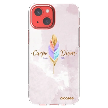 Picasee átlátszó szilikon tok az alábbi mobiltelefonokra Apple iPhone 13 mini - Carpe Diem