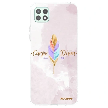 Picasee átlátszó szilikon tok az alábbi mobiltelefonokra Samsung Galaxy A22 A226B 5G - Carpe Diem