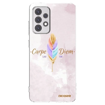 Picasee átlátszó szilikon tok az alábbi mobiltelefonokra Samsung Galaxy A52s 5G A528B - Carpe Diem