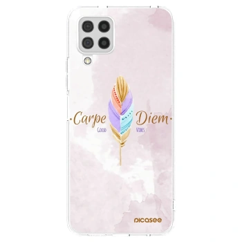 Picasee átlátszó szilikon tok az alábbi mobiltelefonokra Samsung Galaxy A22 A225F 4G - Carpe Diem