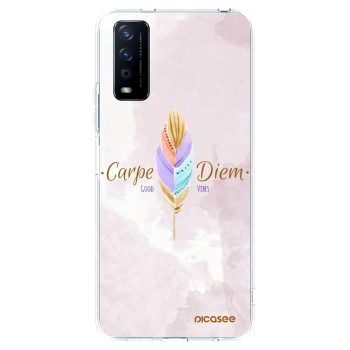 Picasee átlátszó szilikon tok az alábbi mobiltelefonokra Vivo Y11s - Carpe Diem