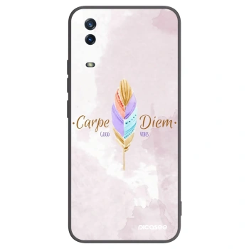 Picasee fekete szilikon tok az alábbi mobiltelefonokra Vivo Y11s - Carpe Diem
