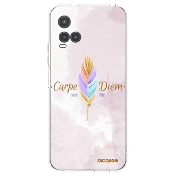 Picasee átlátszó szilikon tok az alábbi mobiltelefonokra Vivo Y33s - Carpe Diem