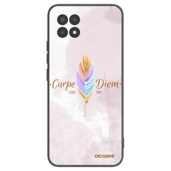 Picasee fekete szilikon tok az alábbi mobiltelefonokra Realme 8i - Carpe Diem