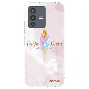 Picasee átlátszó szilikon tok az alábbi mobiltelefonokra Vivo V23 5G - Carpe Diem