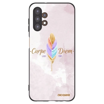 Picasee fekete szilikon tok az alábbi mobiltelefonokra Samsung Galaxy A13 4G A135 - Carpe Diem