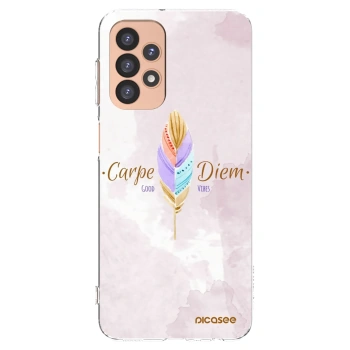 Picasee átlátszó szilikon tok az alábbi mobiltelefonokra Samsung Galaxy A23 A236B 5G - Carpe Diem