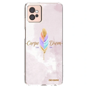 Picasee átlátszó szilikon tok az alábbi mobiltelefonokra Motorola Moto G32 - Carpe Diem