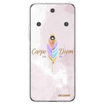 Picasee átlátszó szilikon tok az alábbi mobiltelefonokra Honor Magic5 Lite 5G - Carpe Diem