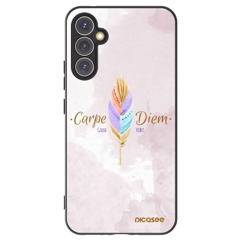 Picasee fekete szilikon tok az alábbi mobiltelefonokra Samsung Galaxy A34 5G A346B - Carpe Diem