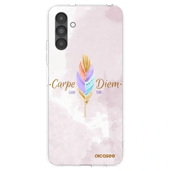 Picasee átlátszó szilikon tok az alábbi mobiltelefonokra Samsung Galaxy A04s A047F - Carpe Diem