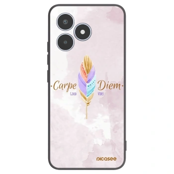 Picasee fekete szilikon tok az alábbi mobiltelefonokra Realme C53 - Carpe Diem