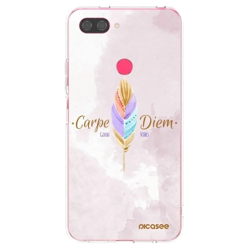 Picasee átlátszó szilikon tok az alábbi mobiltelefonokra Xiaomi Mi 8 Lite - Carpe Diem