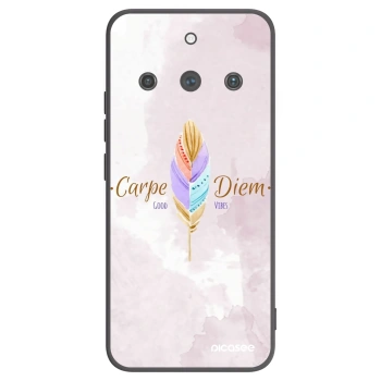 Picasee fekete szilikon tok az alábbi mobiltelefonokra Realme 11 Pro+ - Carpe Diem