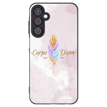 Picasee fekete szilikon tok az alábbi mobiltelefonokra Samsung Galaxy A25 A256B 5G - Carpe Diem