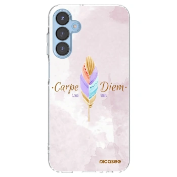 Picasee átlátszó szilikon tok az alábbi mobiltelefonokra Samsung Galaxy A15 A156B 5G - Carpe Diem